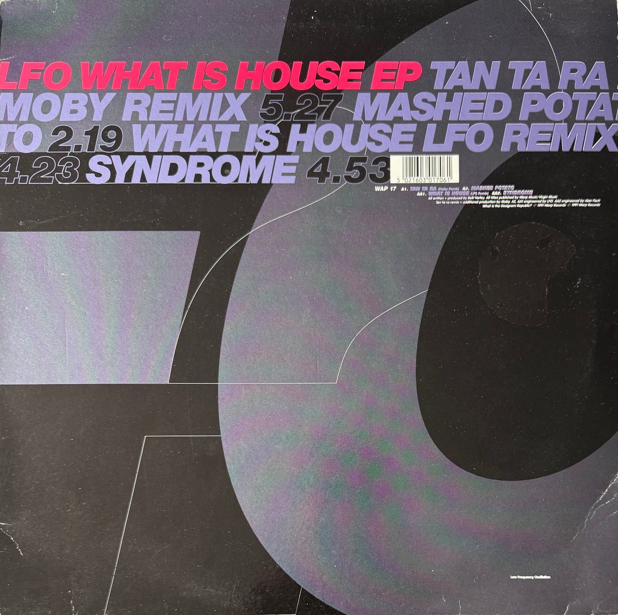 LFO – What Is House EP (Techno / Tech House, 1992)