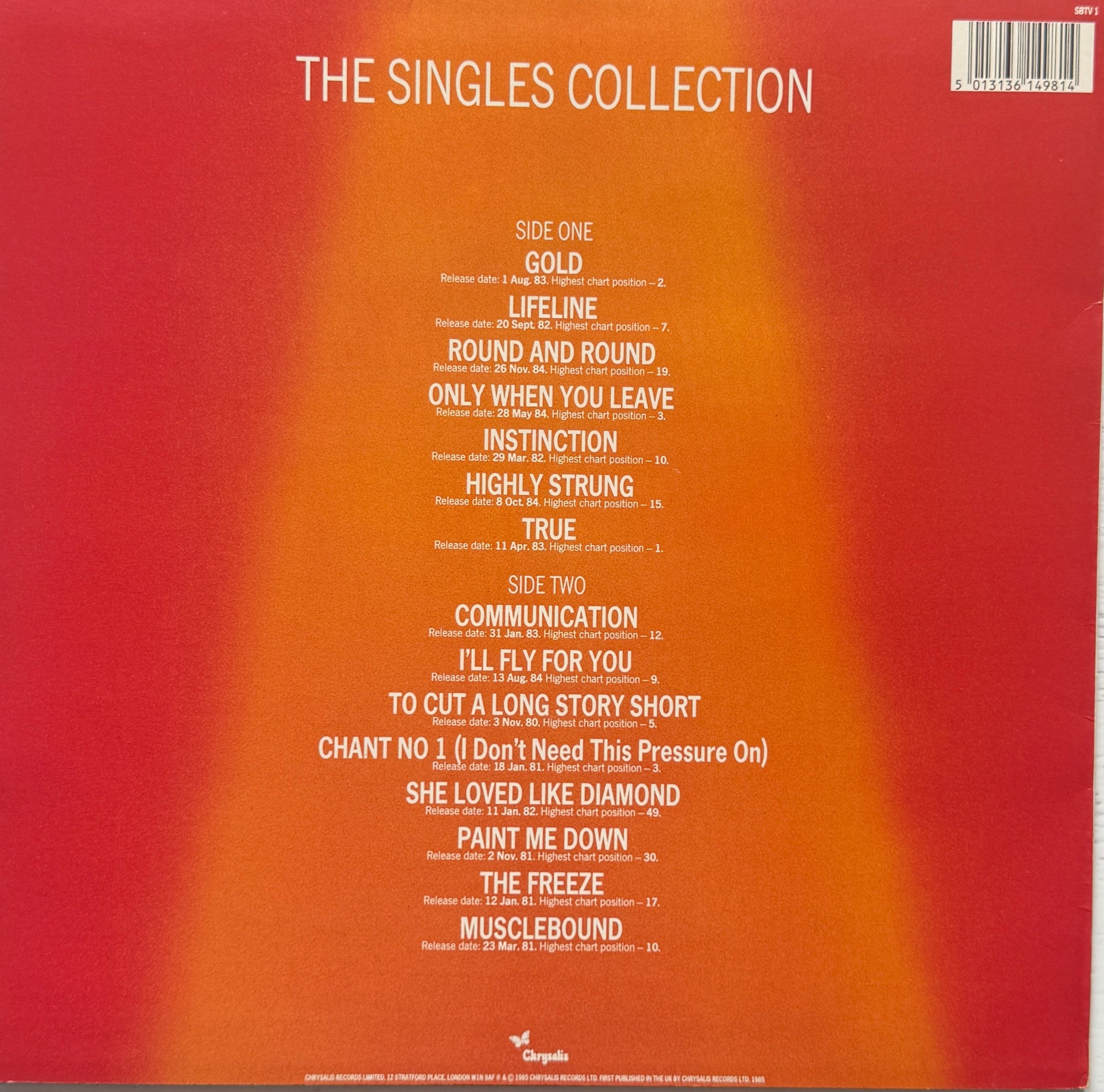 Spandau Ballet – The Singles Collection