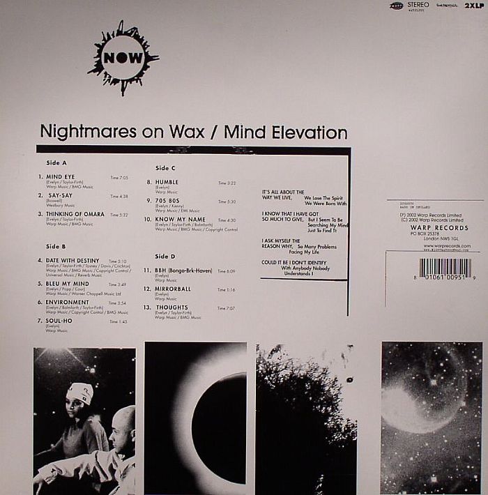 Nightmares On Wax – Mind Elevation 2LP Vinyl Downtempo Chill Electronic Album
