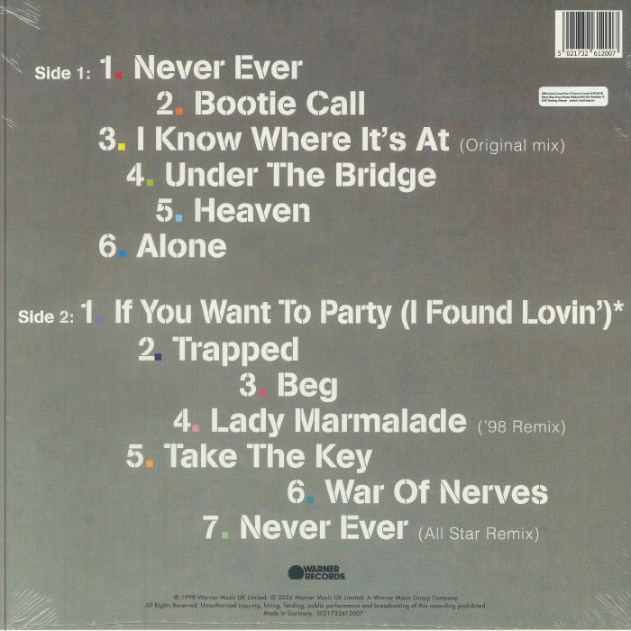 All Saints – All Saints LP Vinyl R&B Pop 90s Classic Album