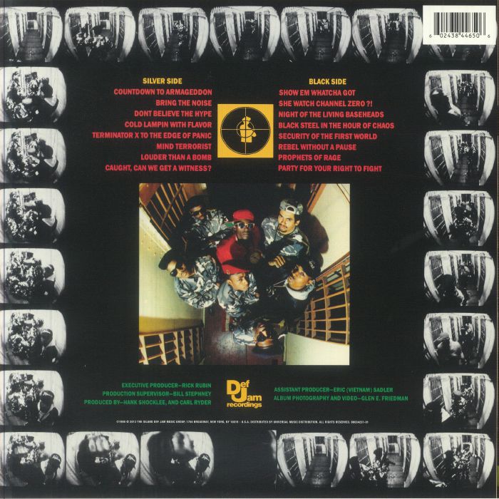 Public Enemy – It Takes A Nation Of Millions LP Red Vinyl Hip Hop Classic