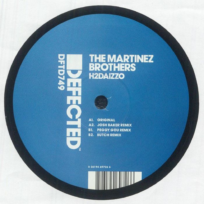The Martinez Brothers – H2DAIZZO 12” Vinyl House Josh Baker Peggy Gou Remixes