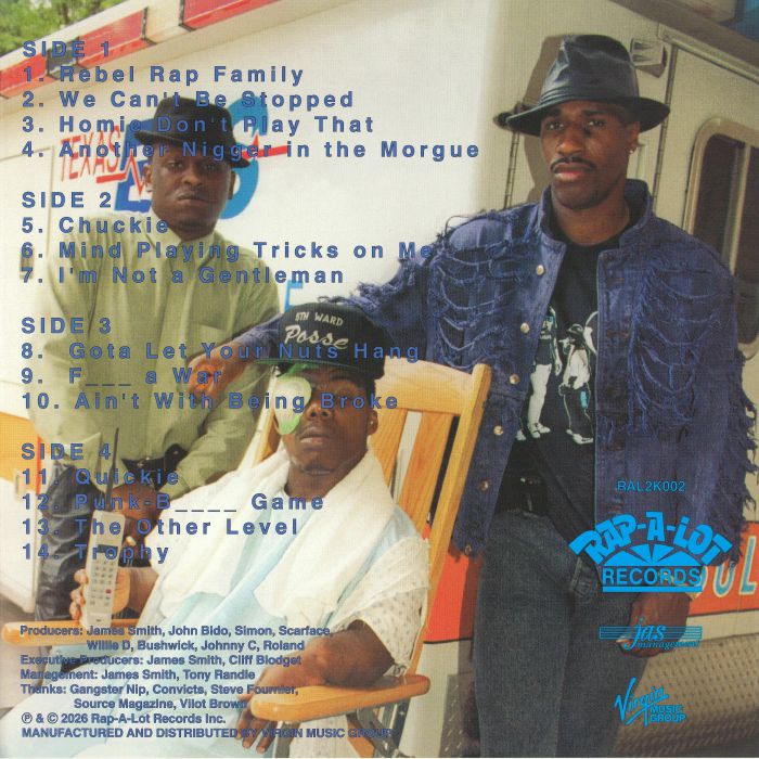 Geto Boys – We Can't Be Stopped 2LP Vinyl Limited Metallic Blue Hip Hop Classic