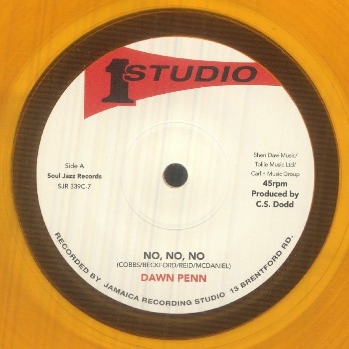 Dawn Penn / Jackie Mittoo – No No No / Ghetto Organ Orange 7” Vinyl Reggae