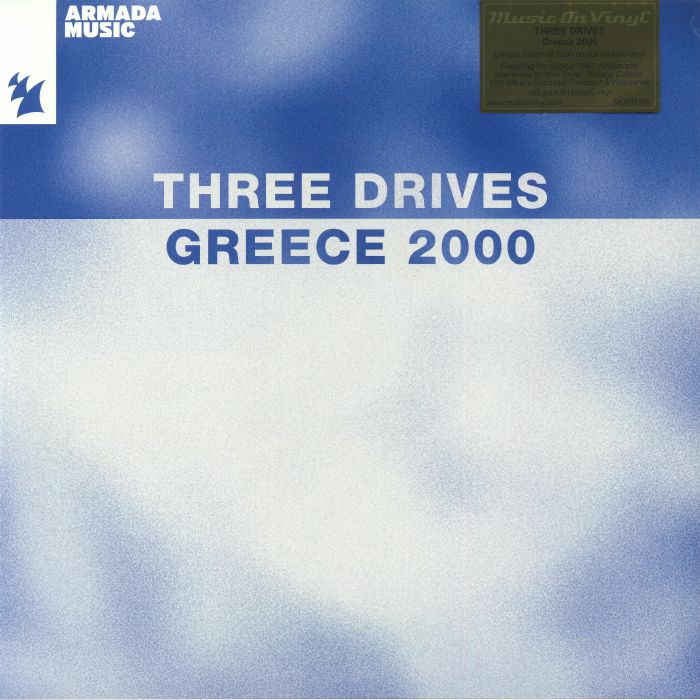 Three Drives – Greece 2000 12” Blue Vinyl Trance Classic Limited 1000