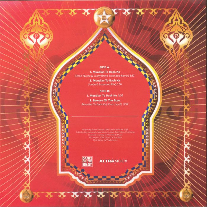 Panjabi MC – Mundian To Bach Ke 12” Vinyl 2026 Remixes Jay-Z Bhangra Hip Hop