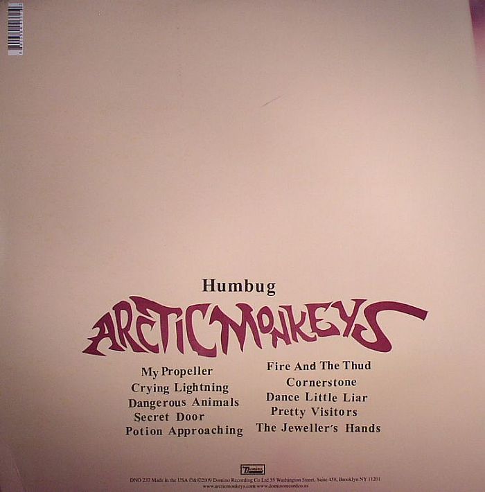 Arctic Monkeys – Humbug LP Vinyl Indie Rock Album Classic New