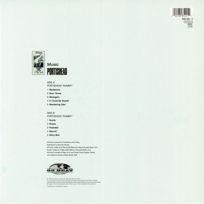 Portishead Dummy Vinyl LP Trip Hop Classic Album New