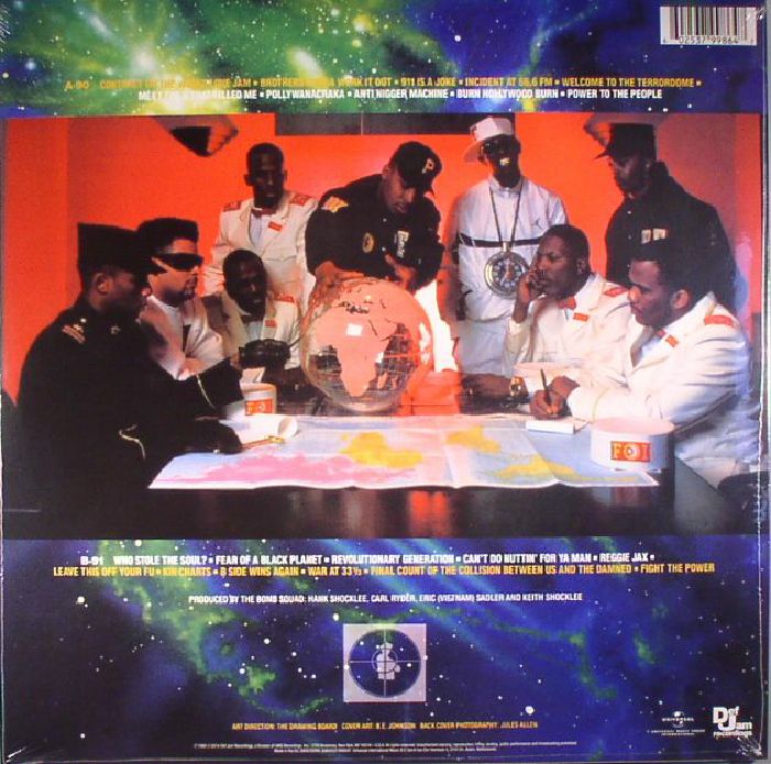 Public Enemy – Fear Of A Black Planet LP Vinyl Hip Hop Classic Album