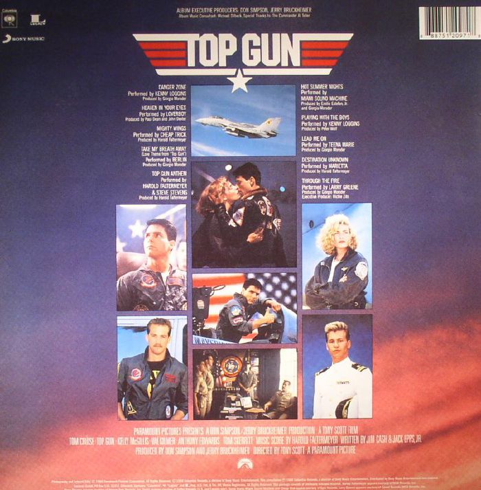 Various – Top Gun OST LP Vinyl 80s Soundtrack Classic Film New