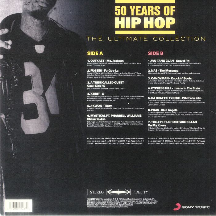Various – 50 Years Of Hip Hop The Ultimate Collection LP Red Vinyl Rap Classics