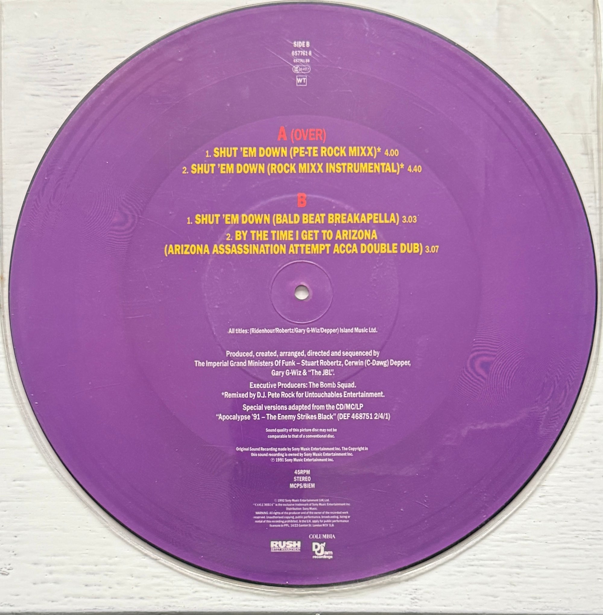 Public Enemy – Shut ’Em Down (Remix) (Hip Hop, 1992)