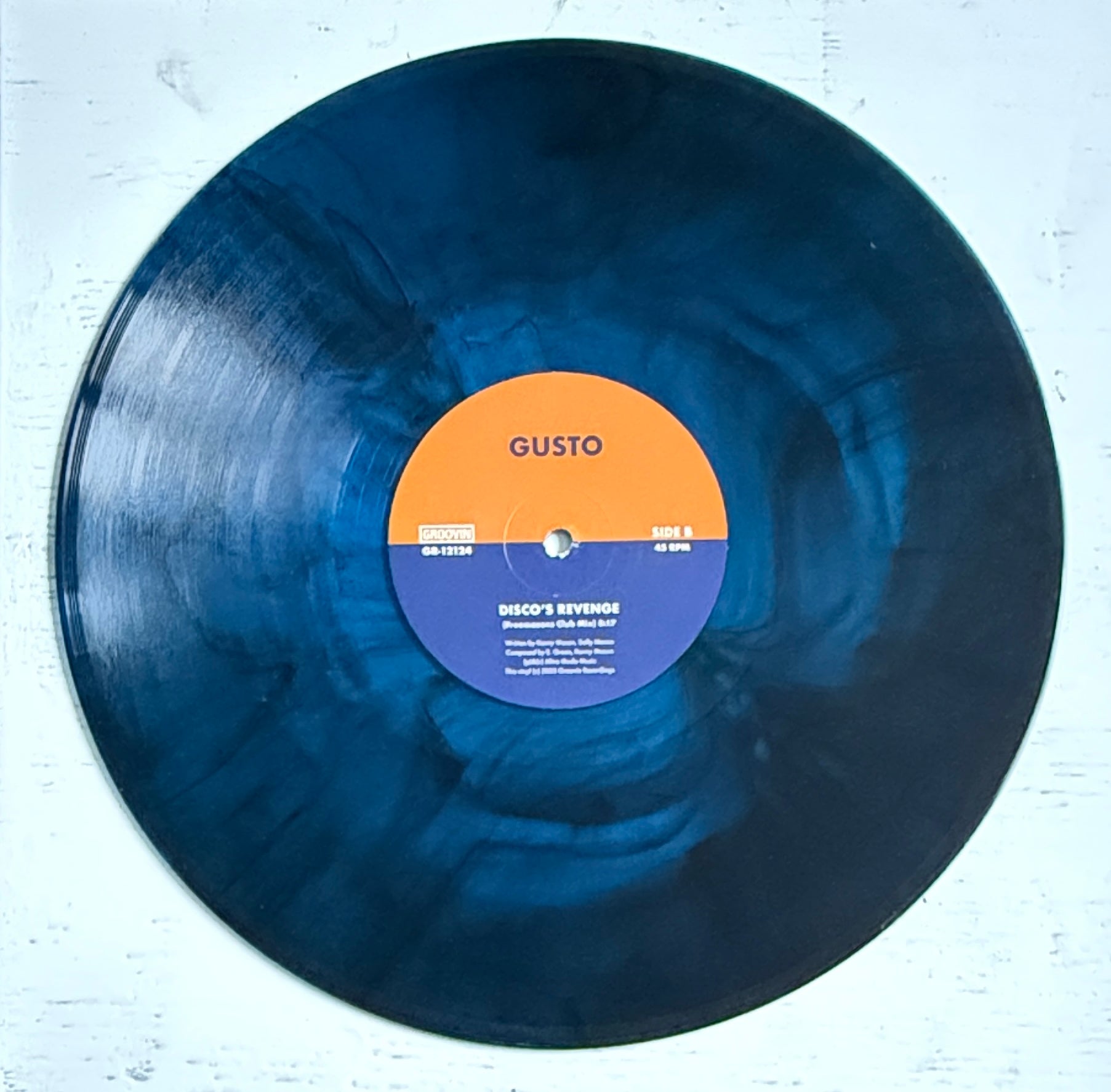 Gusto Disco’s Revenge Blue Marbled Vinyl 12” House Reissue 2026 New