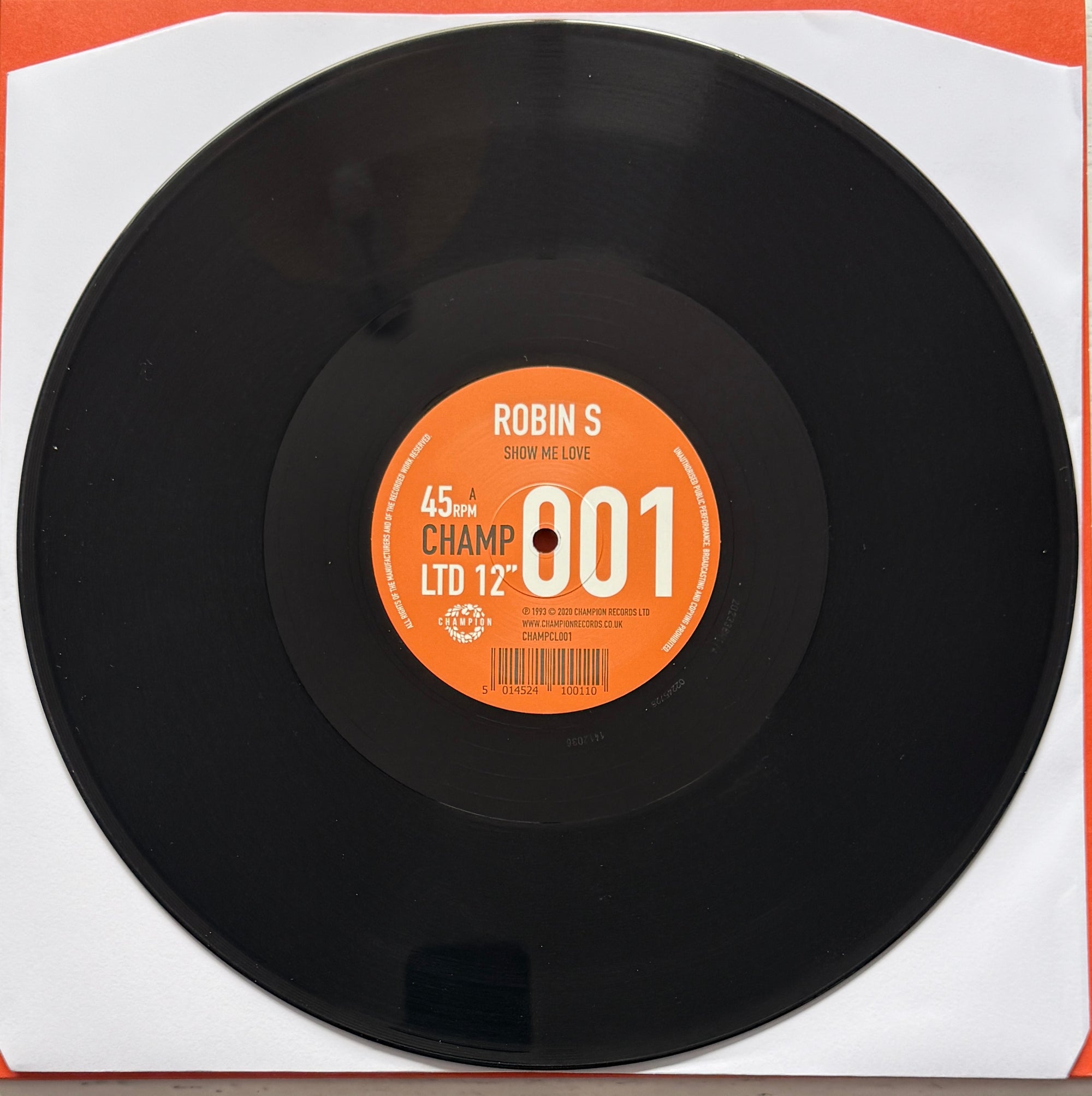 Show Me Love / Luv 4 Luv – Robin S • House / Garage House 12″ Vinyl