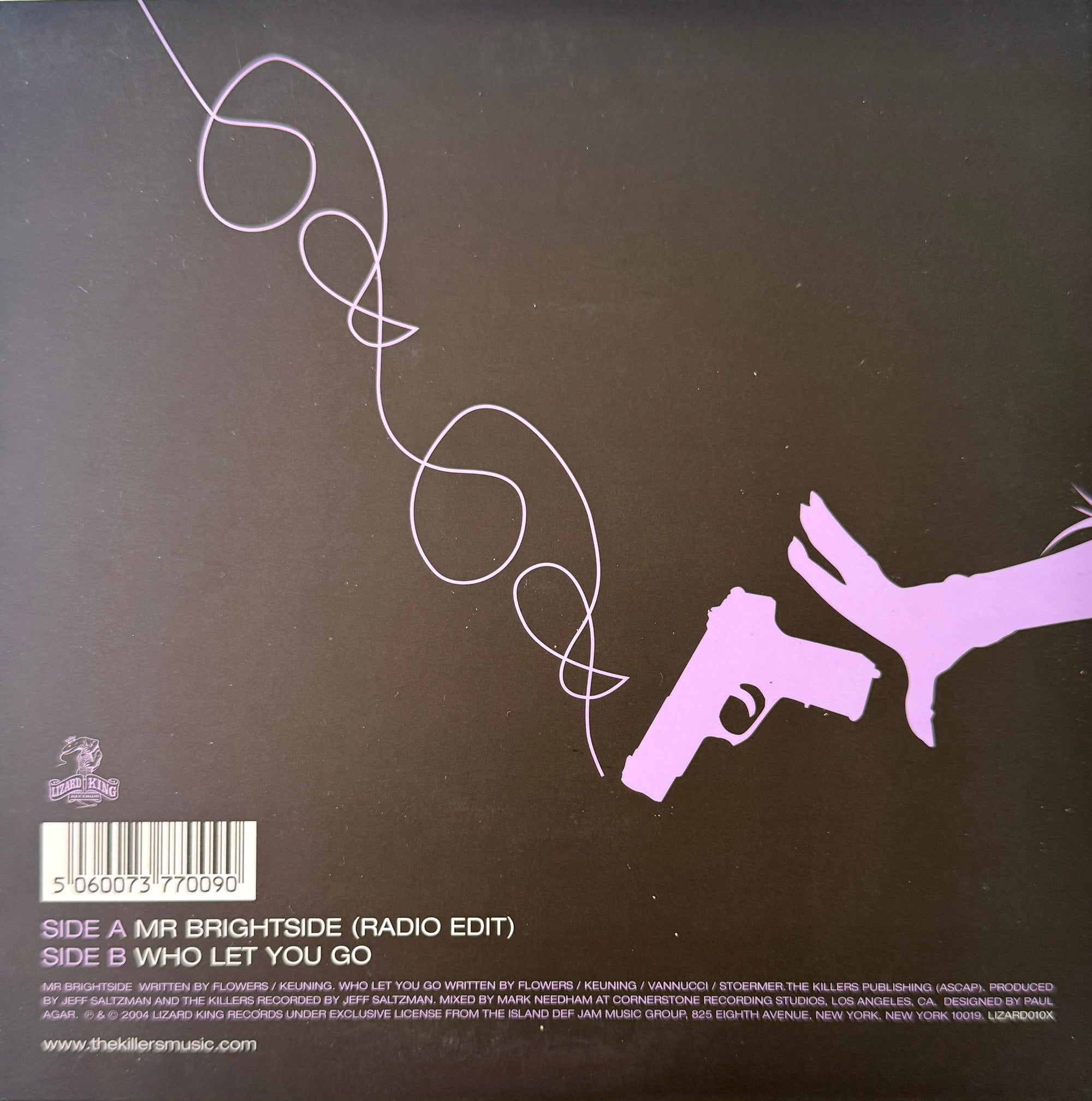 The Killers – Mr. Brightside – 2004 Back in stock! Grab while it’s here.