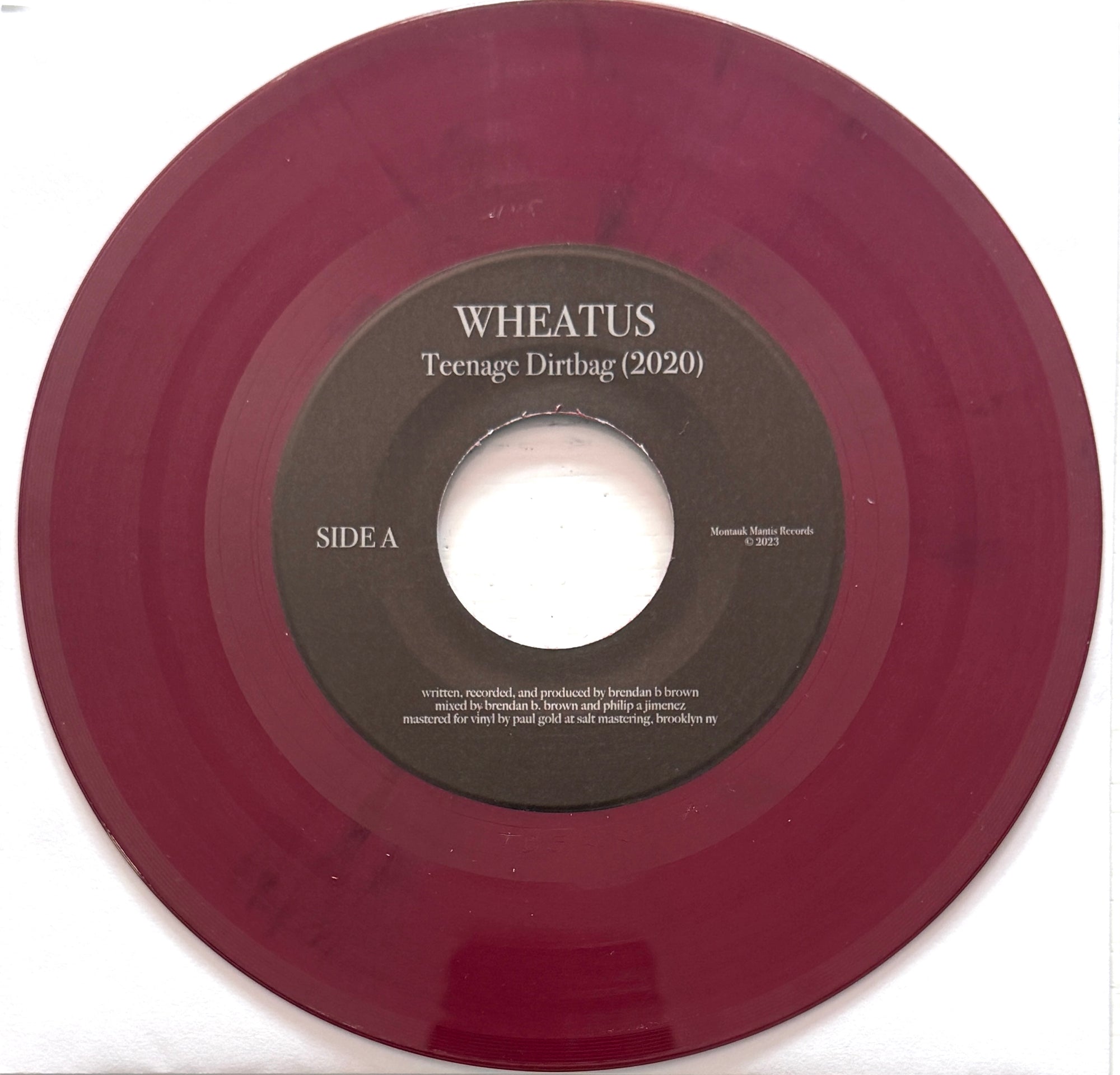 Wheatus – Teenage Dirtbag – 2020 Pop Rock · 7" Vinyl · Numbered Limited Edition