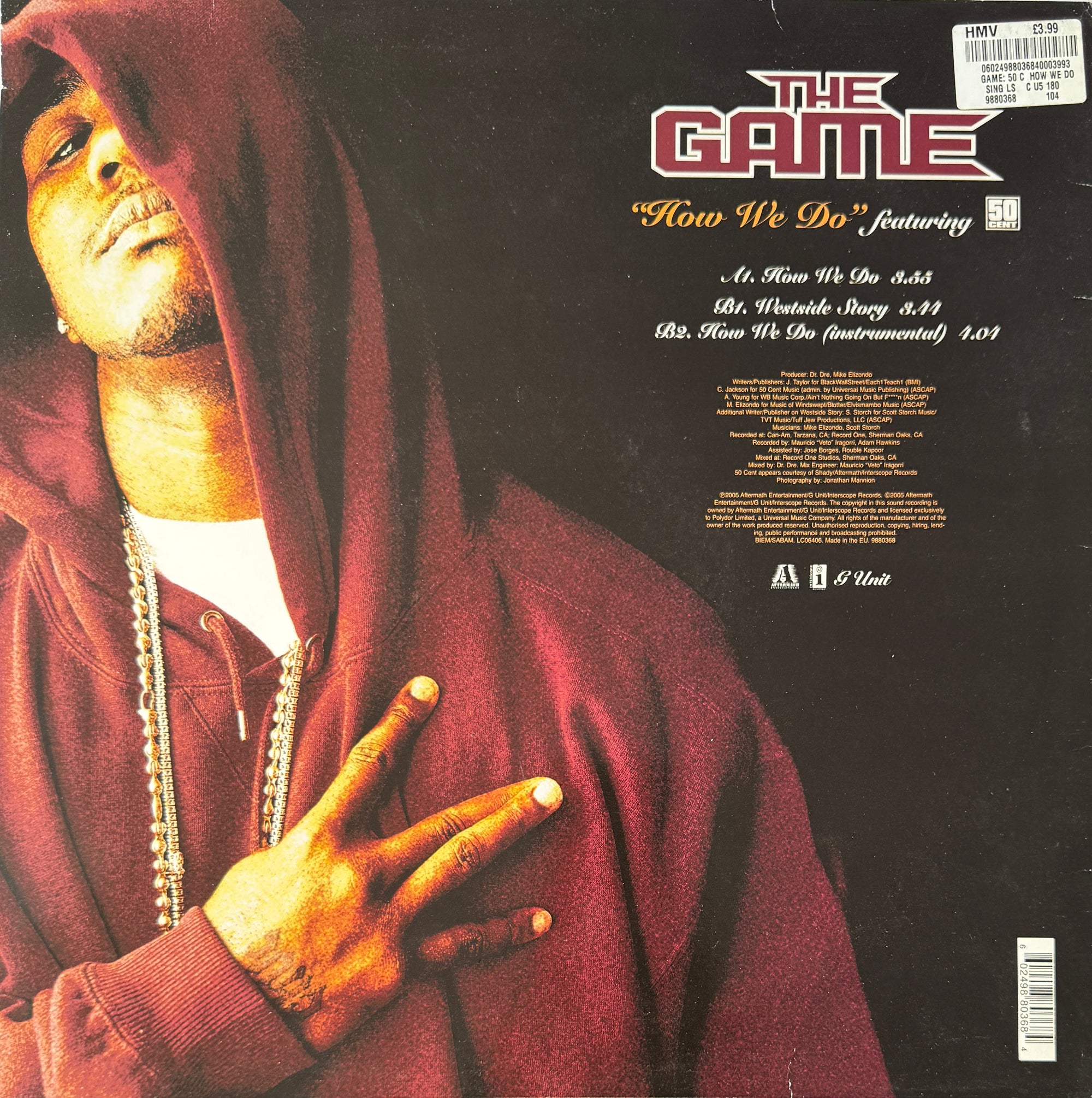 The Game – How We Do (2005) – 12" Hip Hop Vinyl
