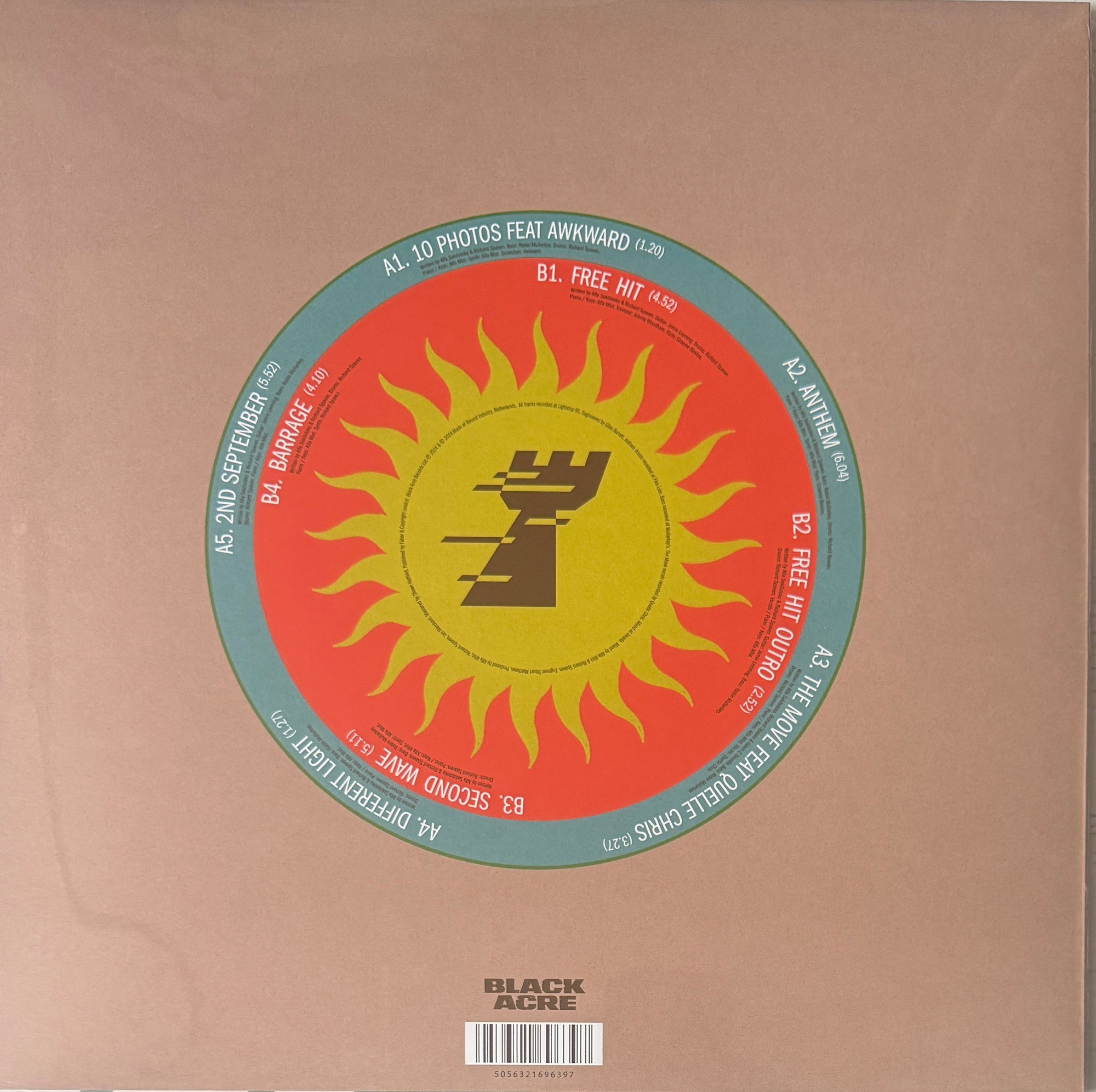 44th Move – Anthem [Brand New Vinyl LP] UK Jazz, Hip Hop, Broken Beat – Alfa Mist & Richard Spaven