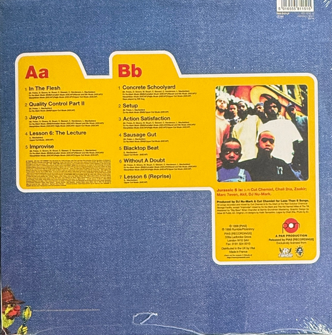Jurassic 5 – Jurassic 5 – PAN – 1998