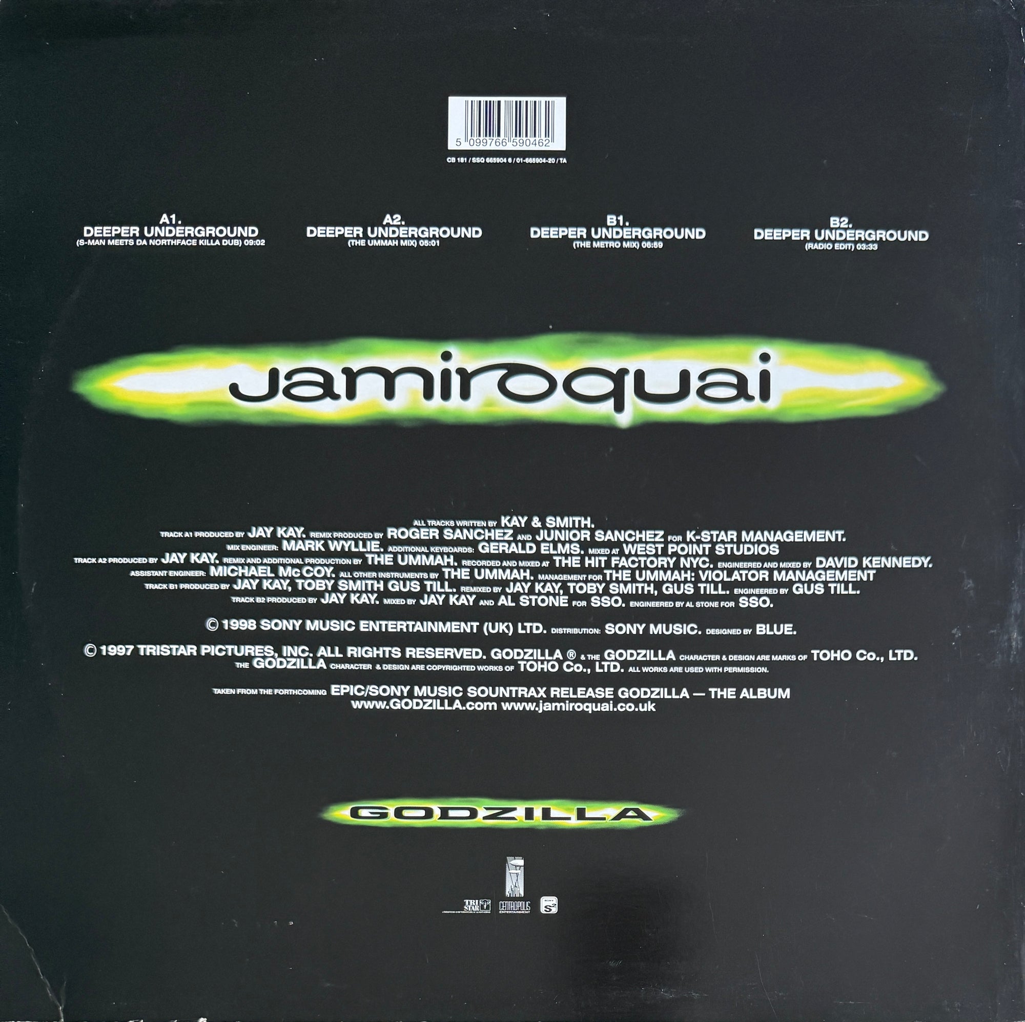Jamiroquai – Deeper Underground – Sony Soho Square – 1998