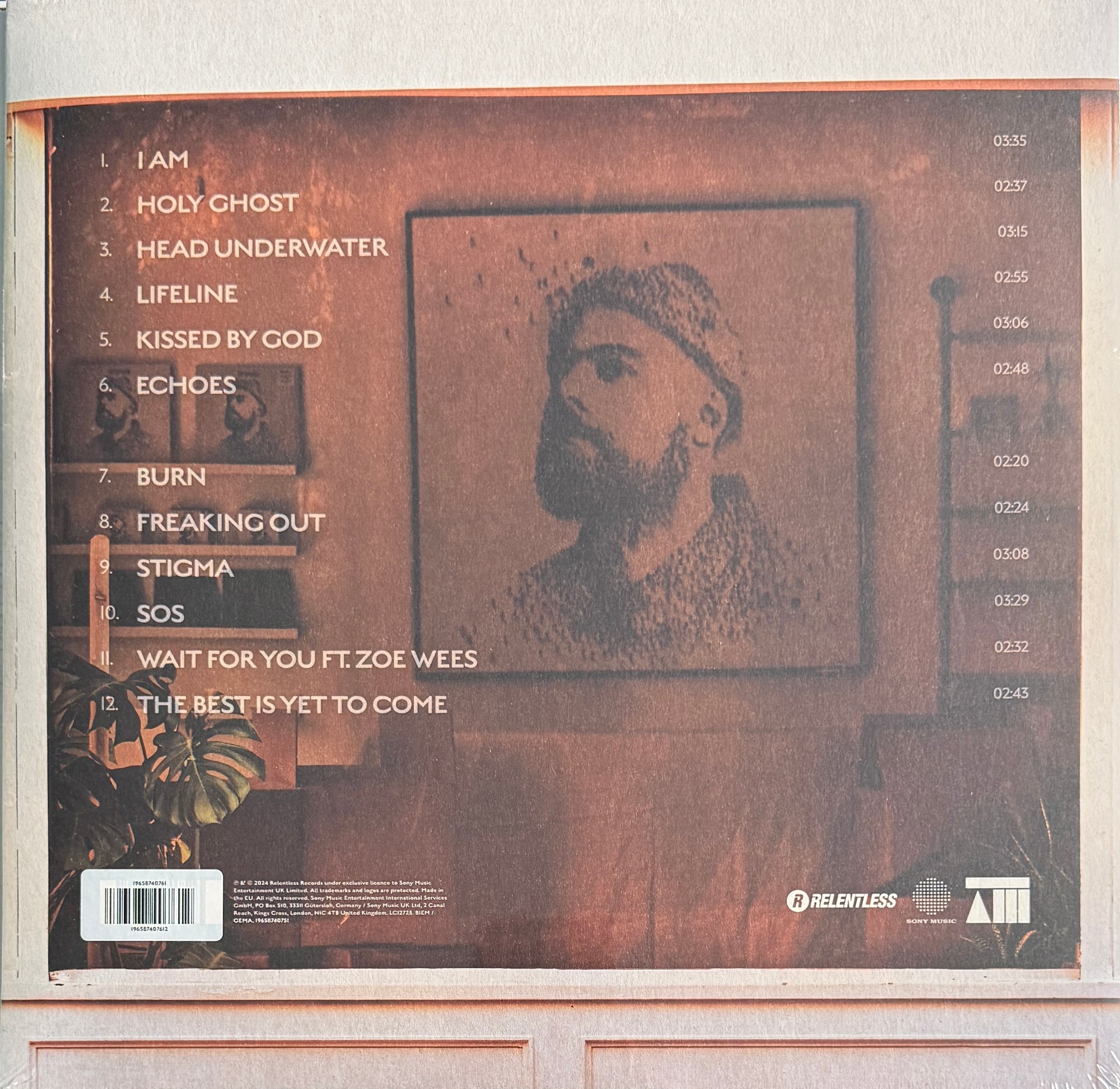 Tom Walker – I Am – Exclusive Purple Vinyl LP