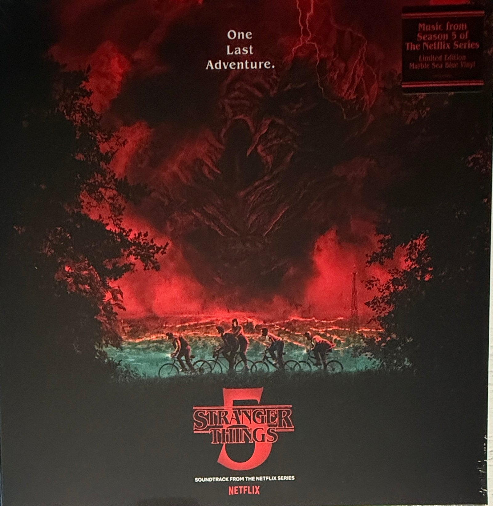 Stranger Things Season 5 Soundtrack LP Sea Blue Smoke Vinyl Netflix WEBSITE EXCLUSIVE!