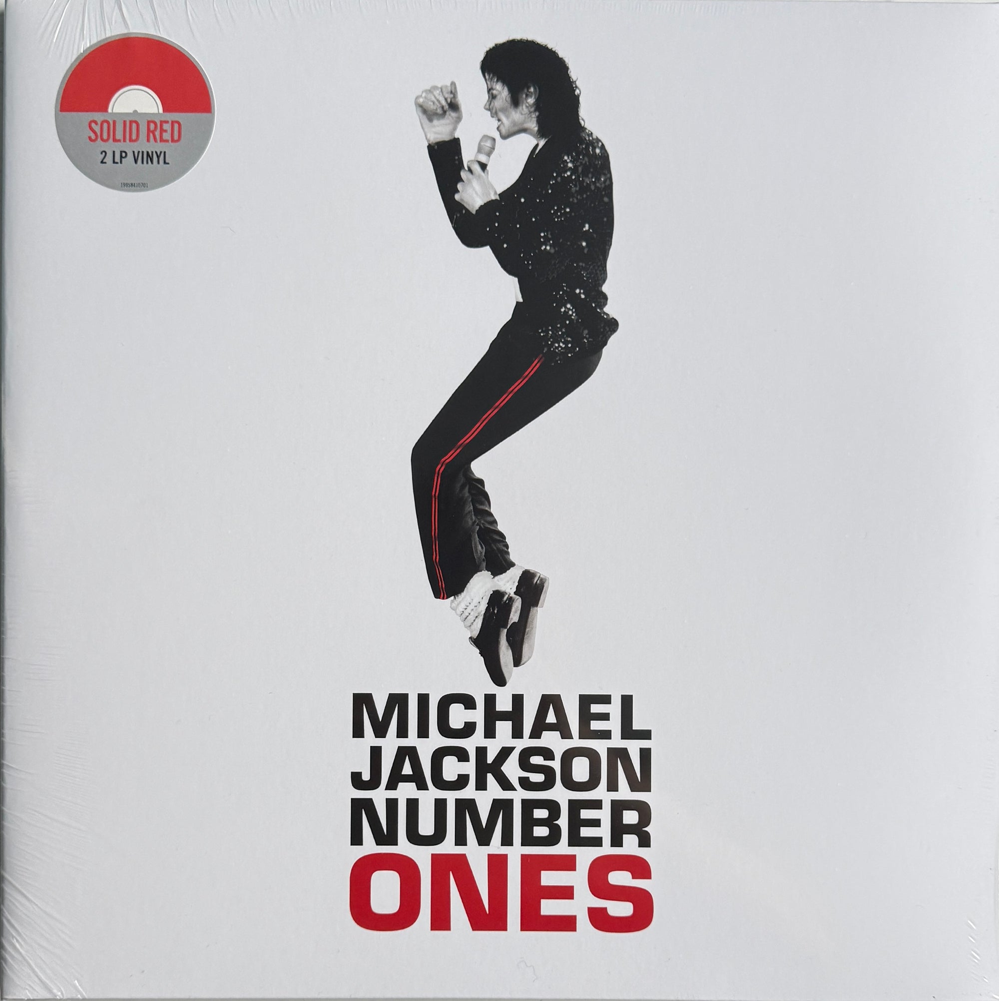 Michael Jackson Number Ones 2LP Red Vinyl Limited Edition