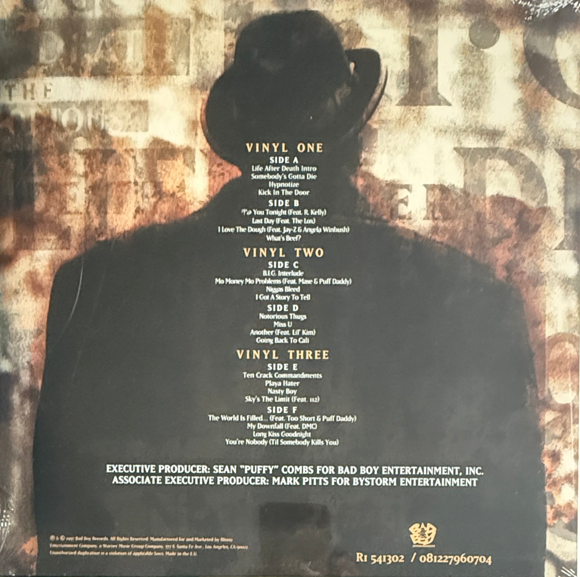 The Notorious B.I.G. – Life After Death 3xLP Vinyl Records