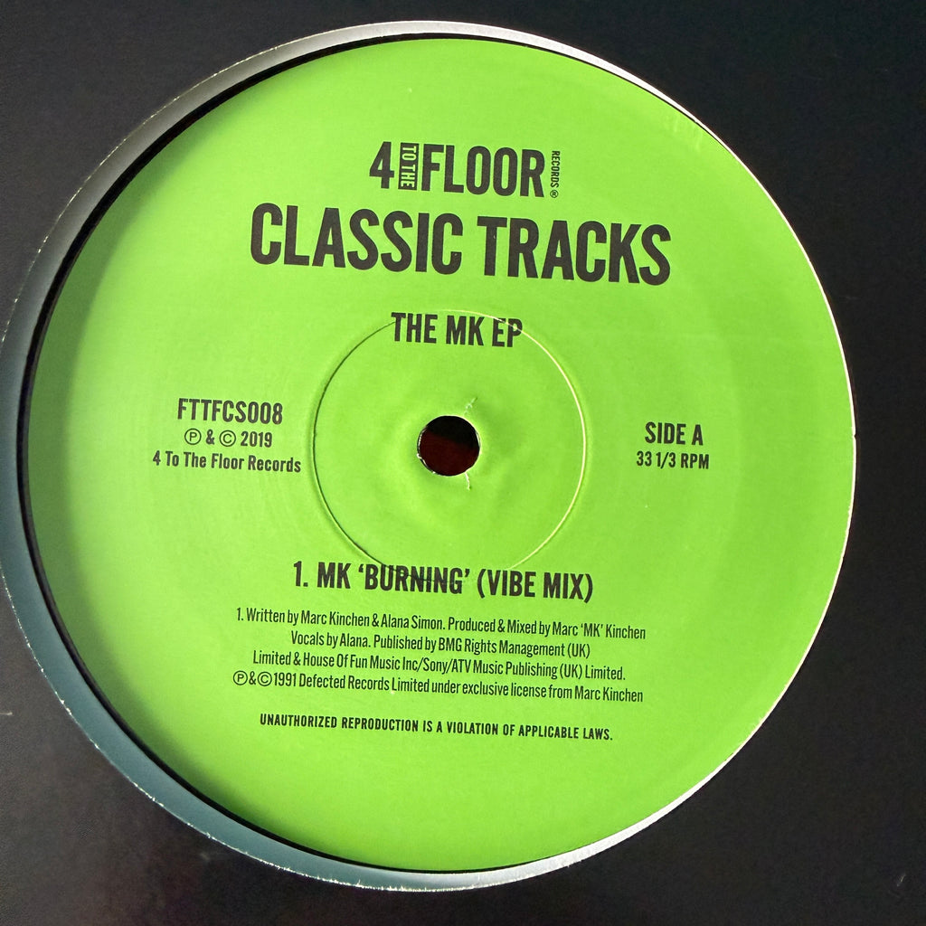 MK Classics Volume 7 – The MK EP 12” Vinyl House UK 2019 New