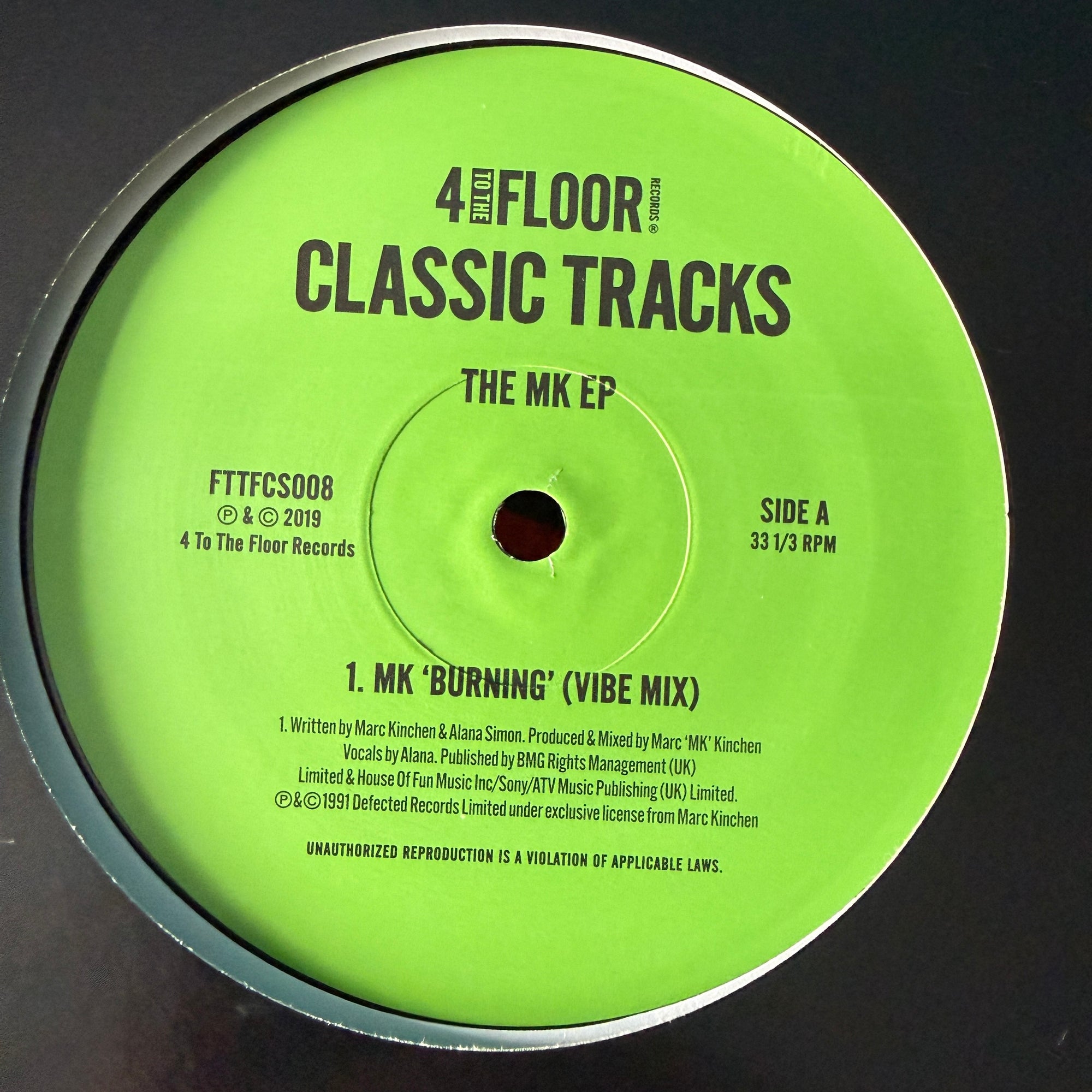 MK Classics Volume 7 – The MK EP 12” Vinyl House UK 2019 New