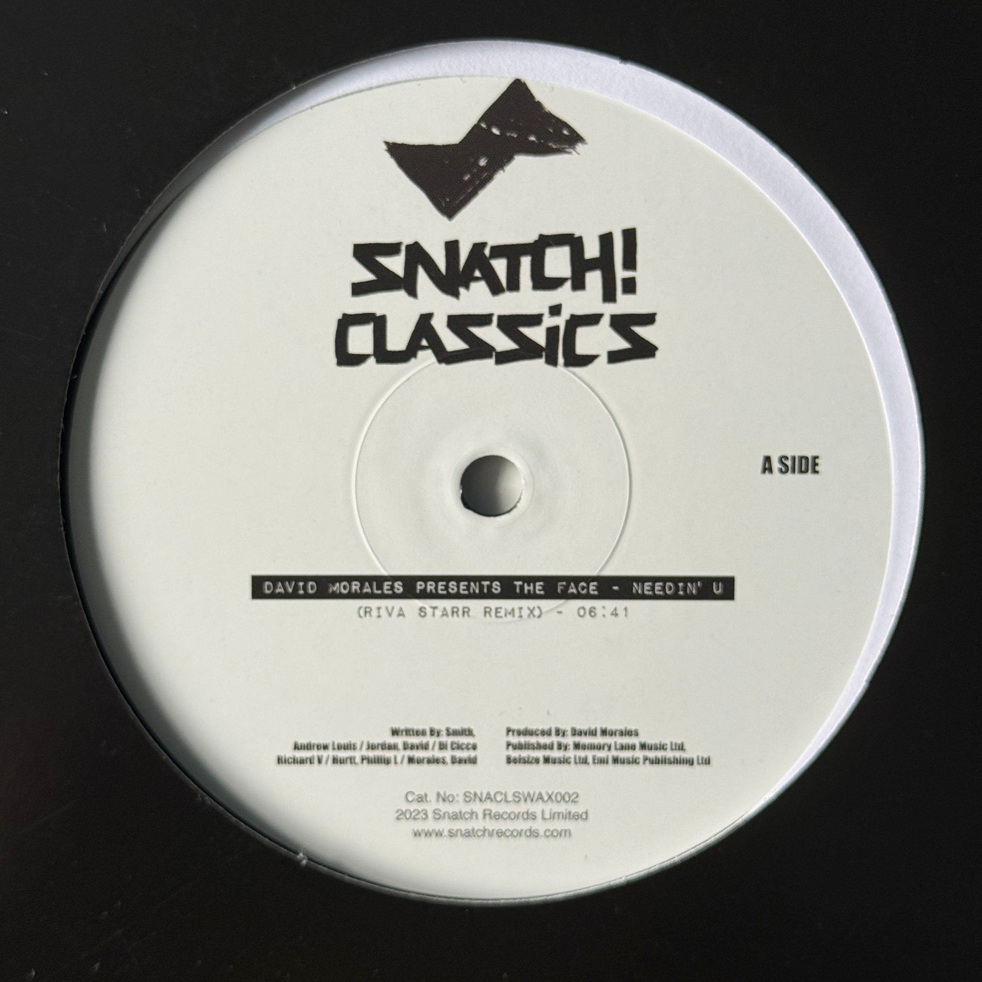 David Morales Presents The Face / FPI Project Needin U / Rich In Paradise 12” House Vinyl UK New