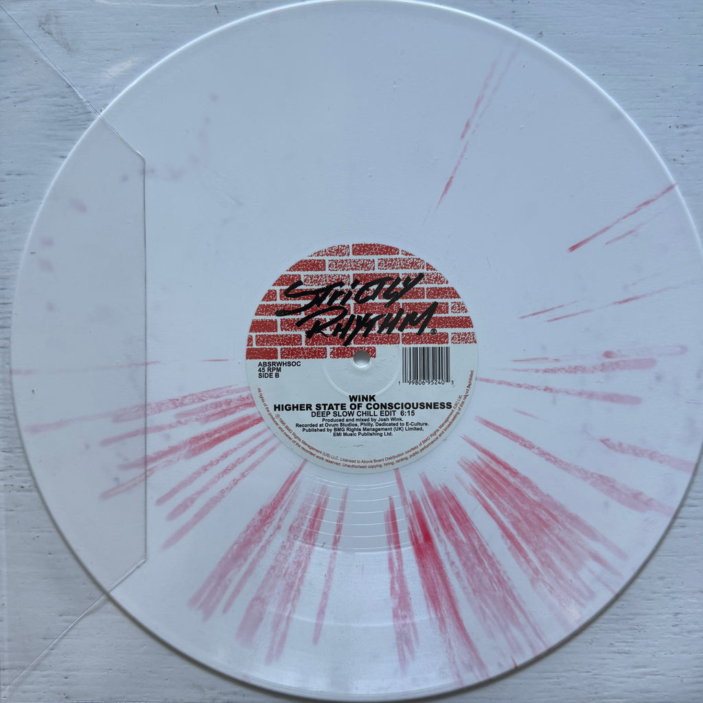 Josh Wink – Higher State Of Consciousness 12” Splatter Vinyl LTD