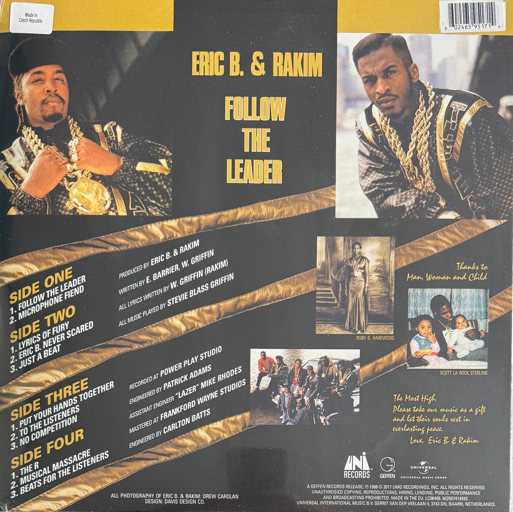 Eric B & Rakim – Follow The Leader 2LP Purple Vinyl Hip Hop Classic LP