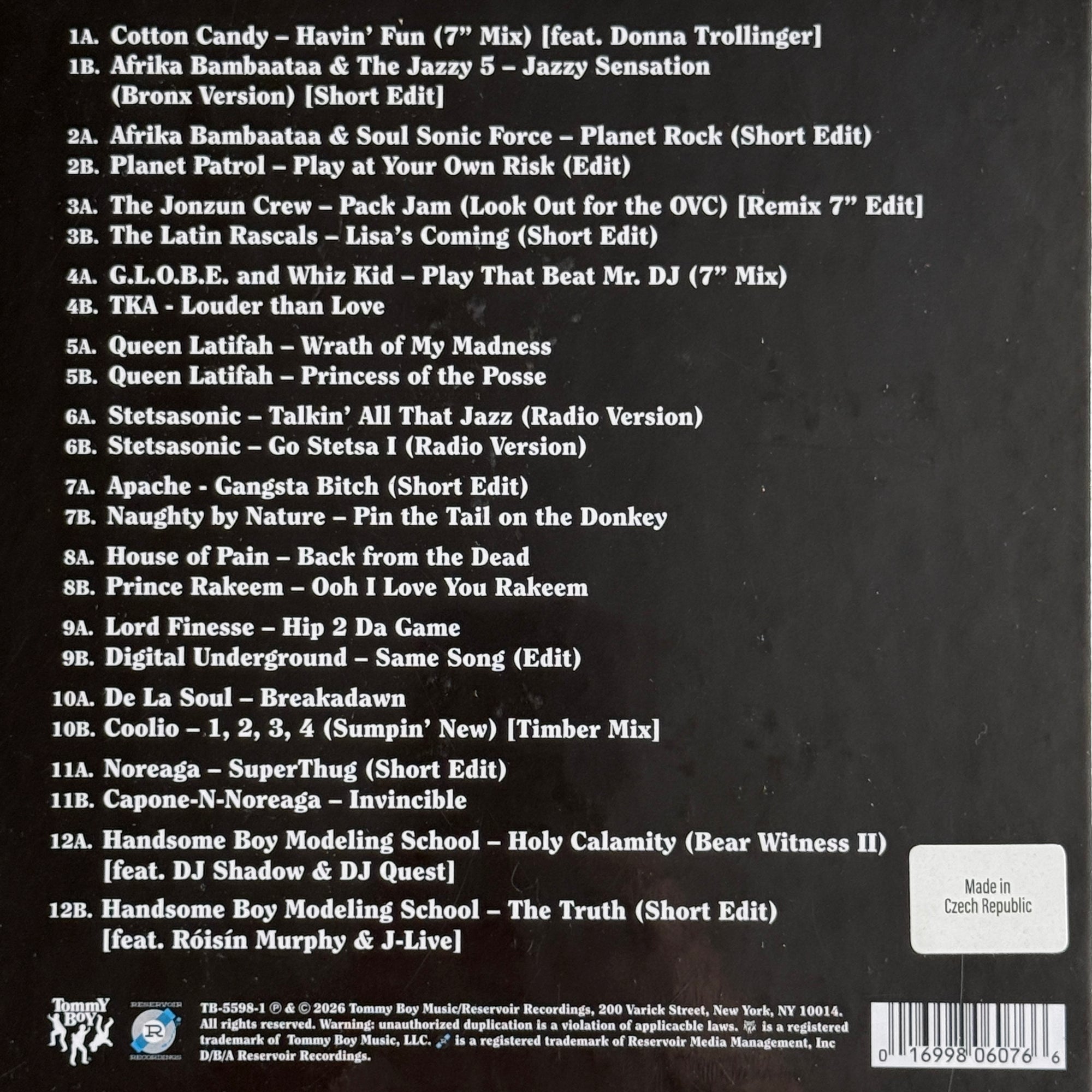 Various Artists – Tommy Boy 45 Years On 45s – 12x7" Vinyl Box Set – Hip Hop / Electro / Rap Classics