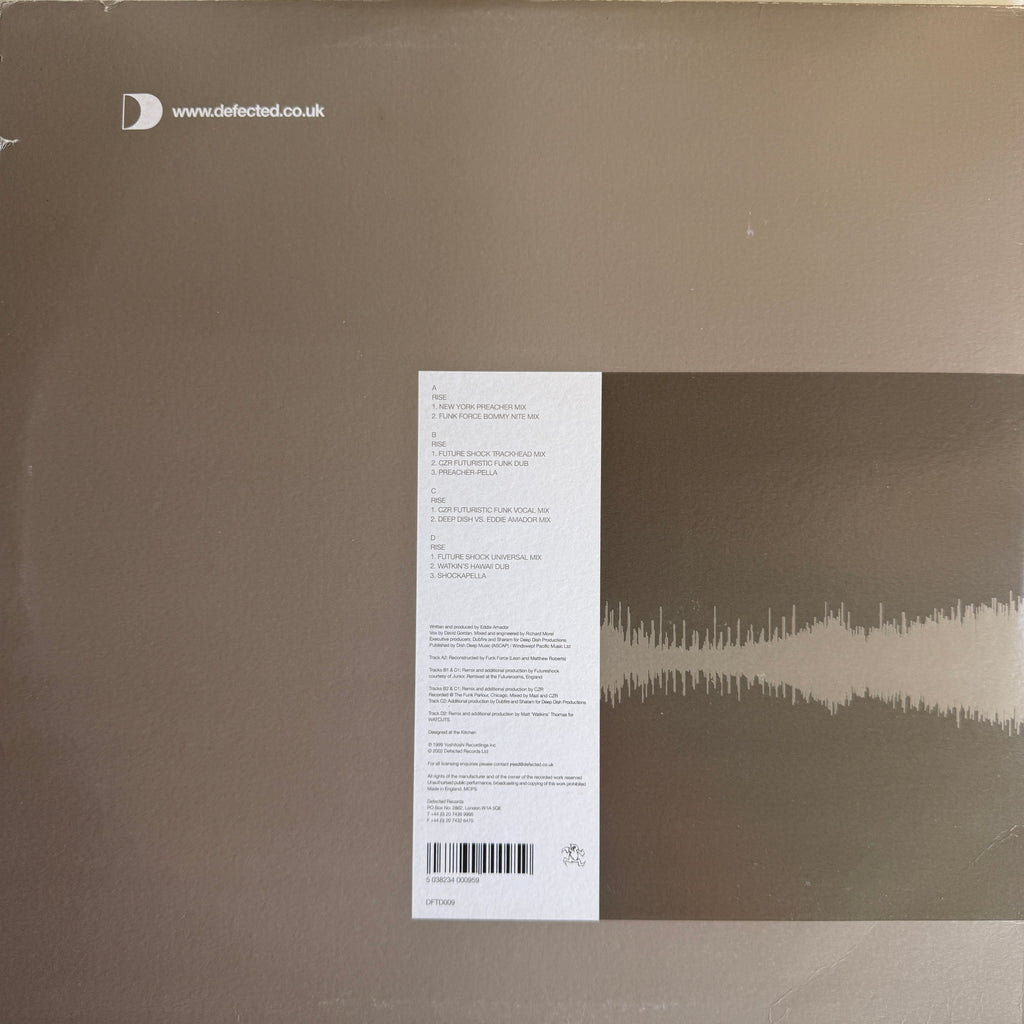 Eddie Amador – Rise Double 12 Inch Vinyl Defected House Classic Remixes