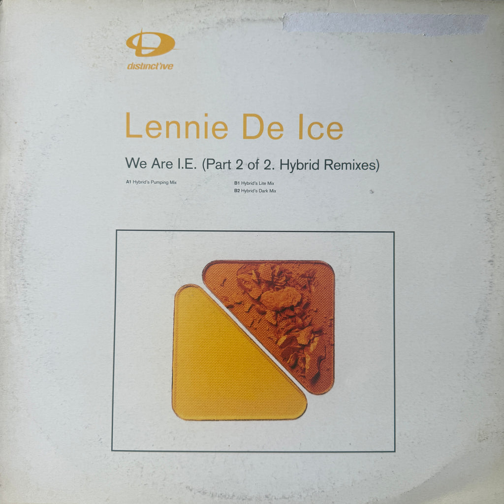 Lennie De Ice – We Are I.E. Part 2 12" Vinyl Breaks Hybrid Remixes