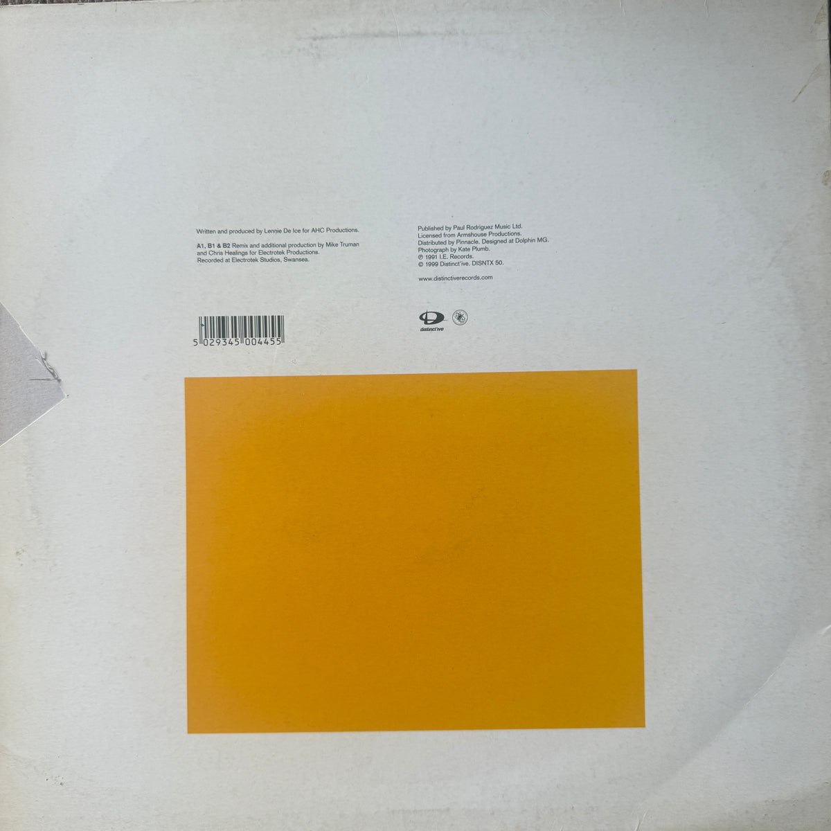 Lennie De Ice – We Are I.E. Part 2 12" Vinyl Breaks Hybrid Remixes