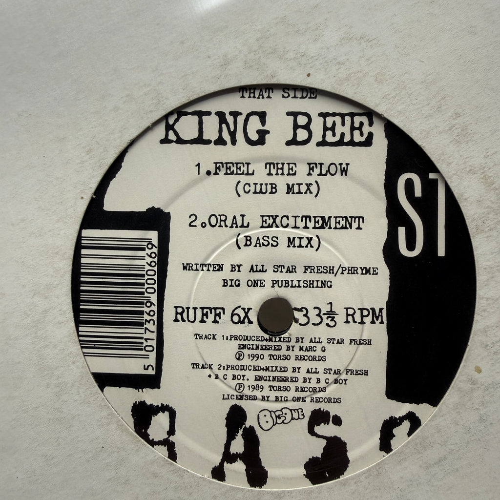 King Bee – Back By Dope Demand 12" Vinyl Hip Hop Hip House Classic