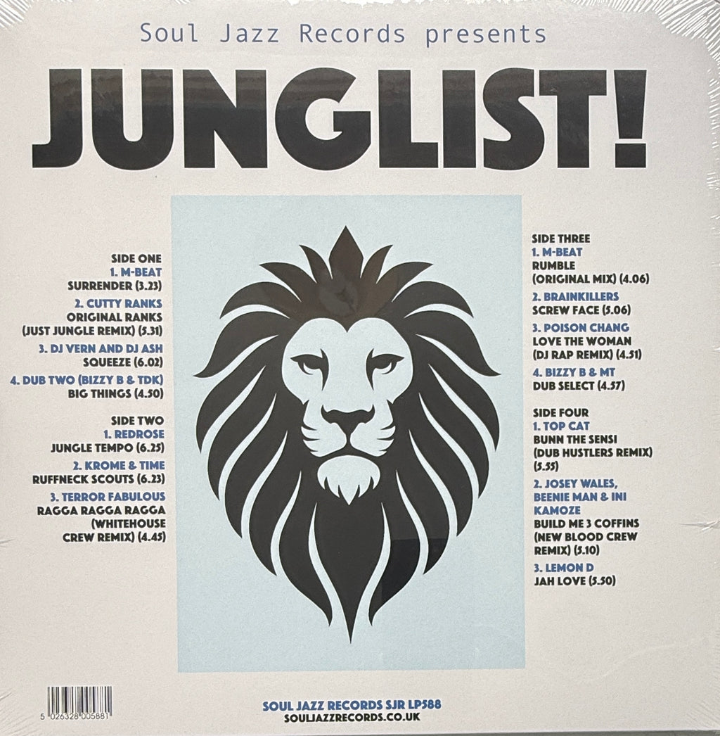 Junglist! Soul Jazz 2LP Gatefold Vinyl Compilation Sealed Jungle DnB 2026