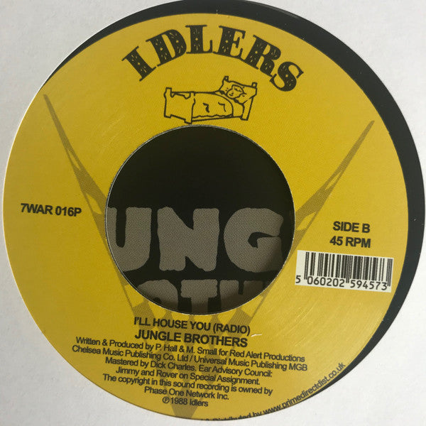 Jungle Brothers – Because I Got It Like That / I'll House You 7" Vinyl