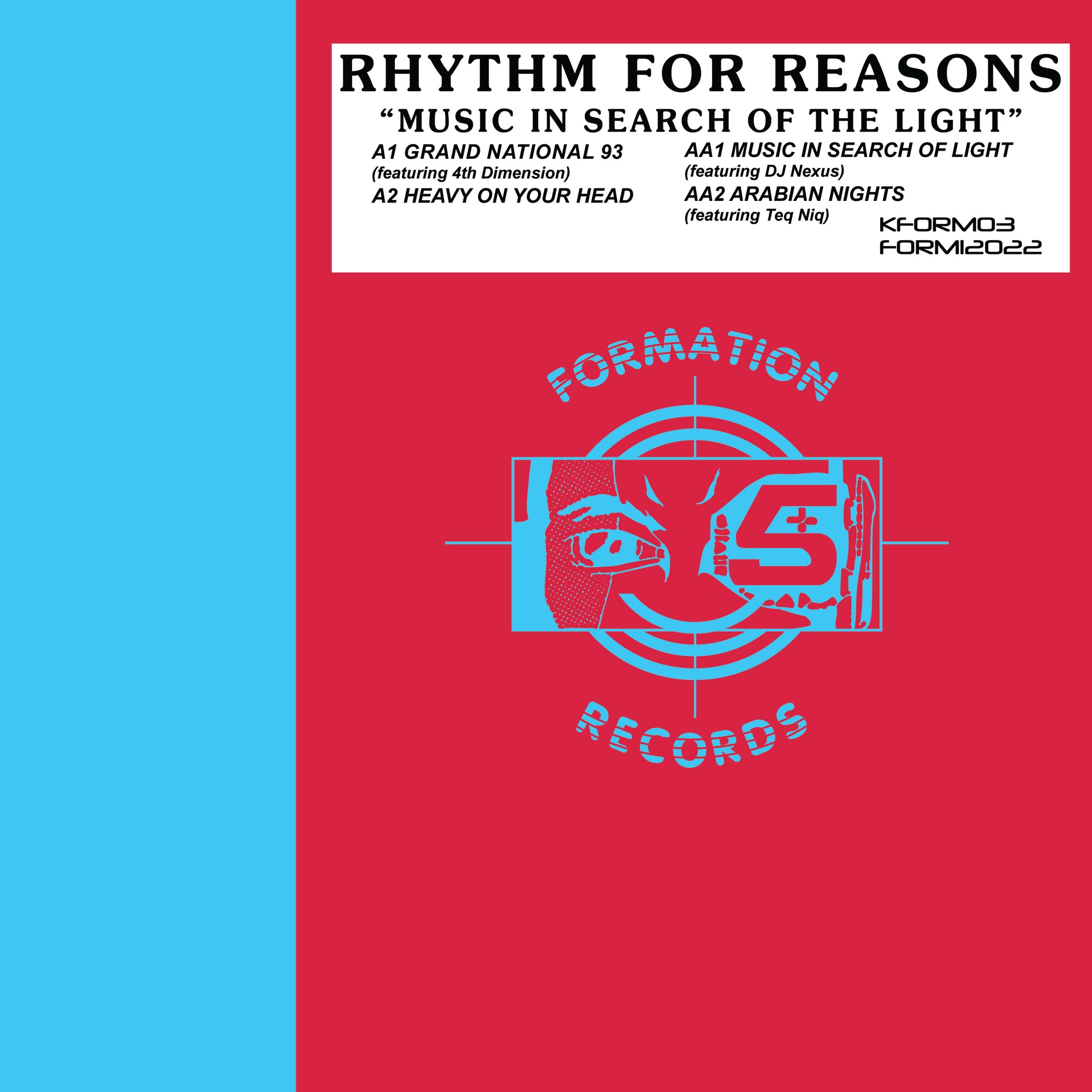 Rhythm For Reasons – Music In Search Of The Light – 12” Vinyl Jungle Drum & Bass