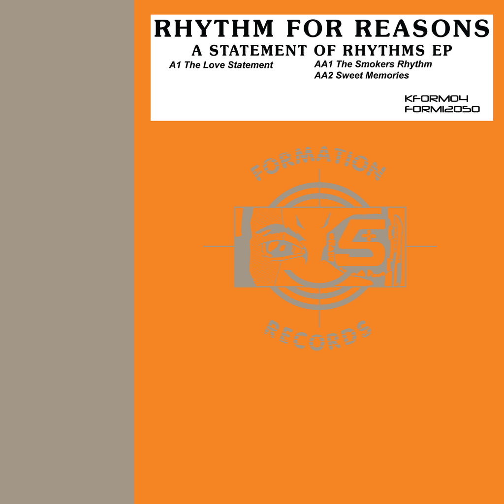 Rhythm For Reasons – A Statement Of Rhythms EP – 12” Vinyl Jungle Drum & Bass