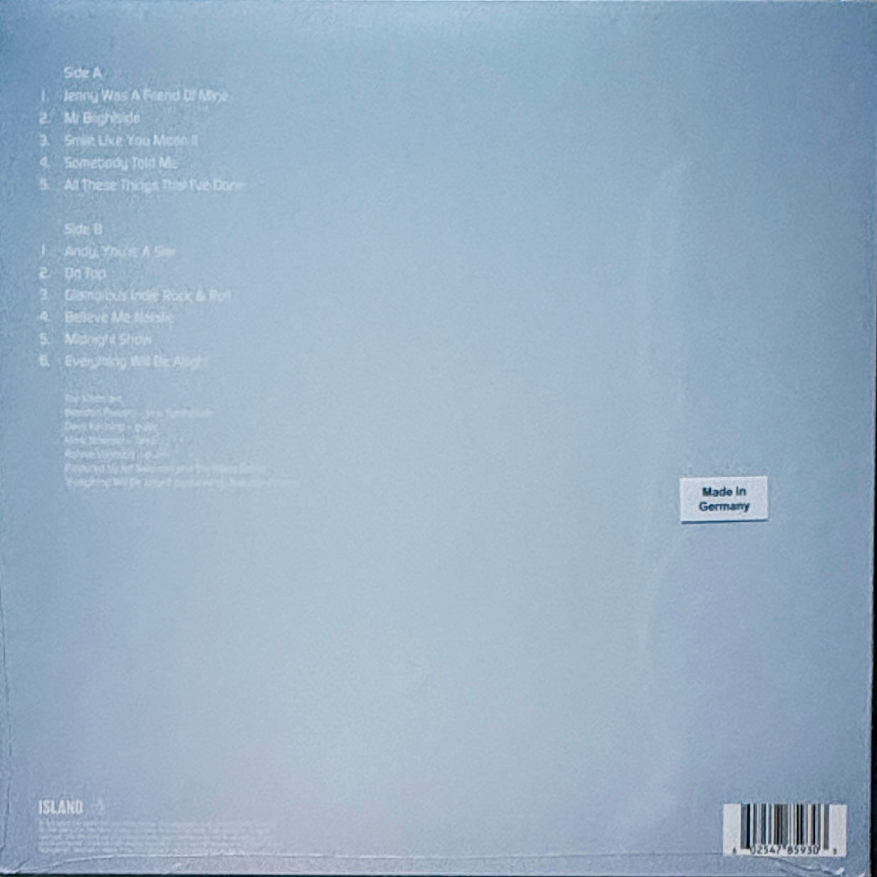 The Killers – Hot Fuss (2004) LP Indie Rock Vinyl