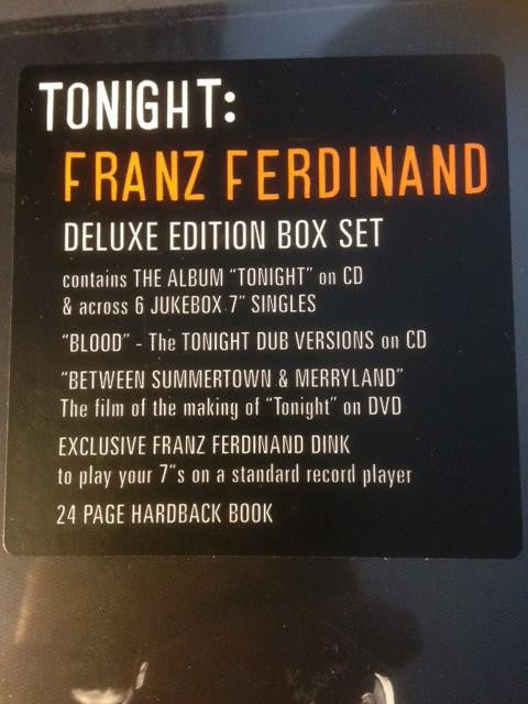 Franz Ferdinand Tonight Box Set 6x7 Singles Vinyl CD Book Deluxe