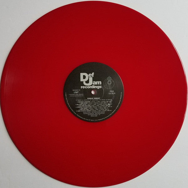 Public Enemy – It Takes A Nation Of Millions LP Red Vinyl Hip Hop Classic