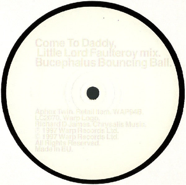 Aphex Twin – Come To Daddy 12” Vinyl Warp Records Electronic Classic