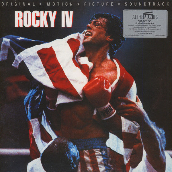 Rocky IV Soundtrack Clear Vinyl LP Numbered MOV Limited Edition New