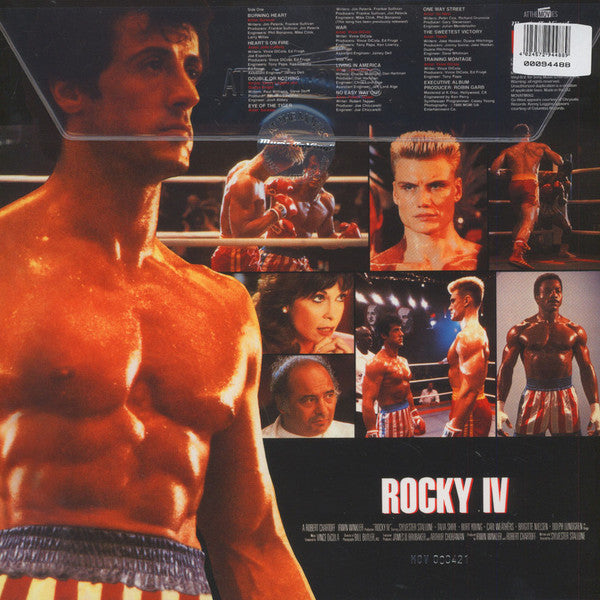Rocky IV Soundtrack Clear Vinyl LP Numbered MOV Limited Edition New