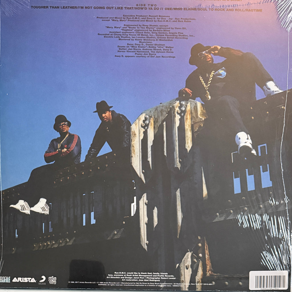 Run-DMC – Tougher Than Leather – Translucent Blue Vinyl LP
