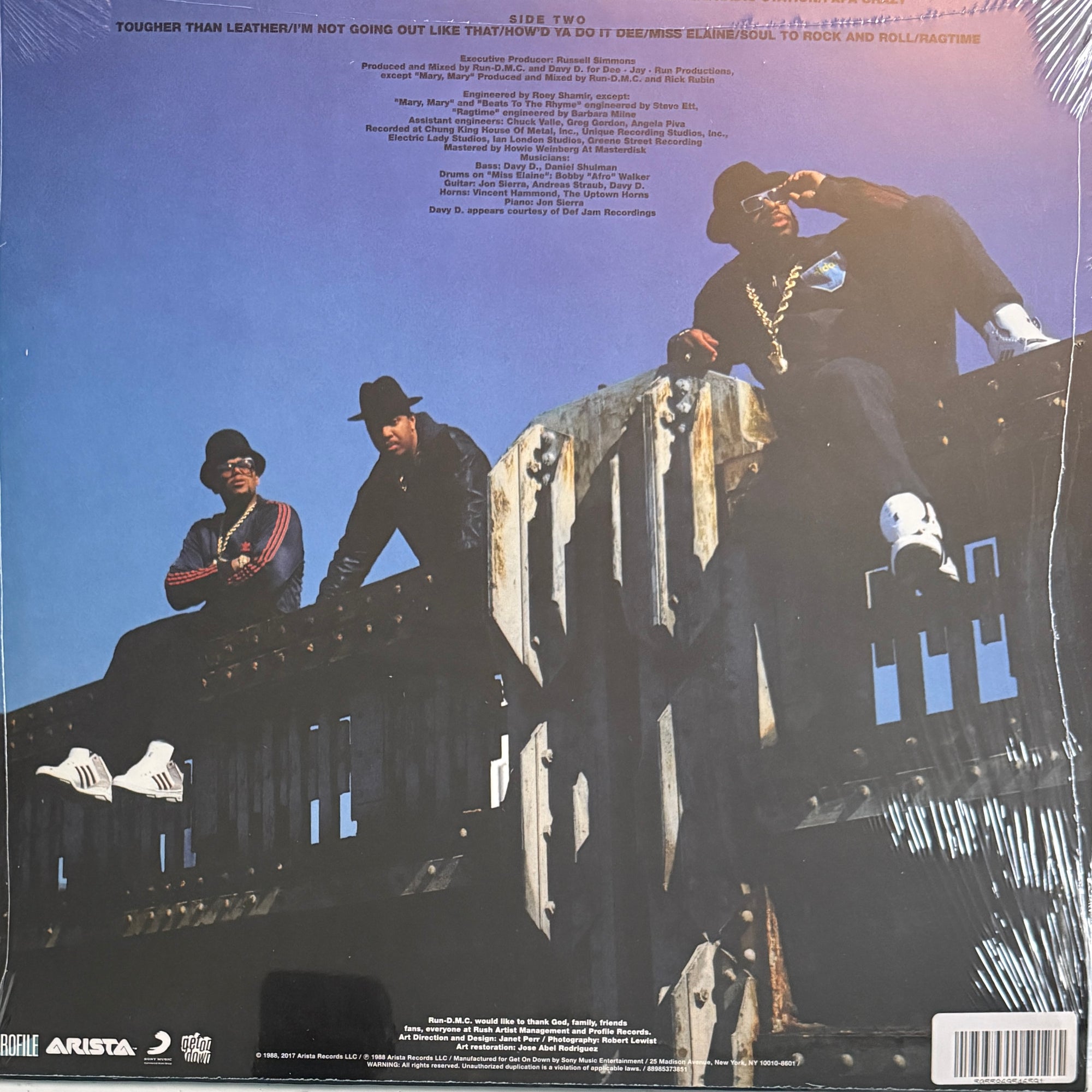 Run-DMC – Tougher Than Leather – Translucent Blue Vinyl LP